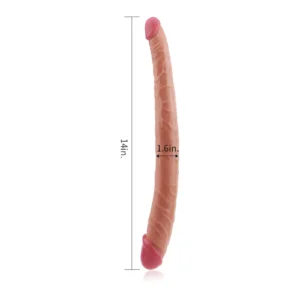 Lovetoy 14" Double Dildo, Flexible PVC