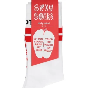 Sexy Socks Dirty Mind Socks, Size 42–46