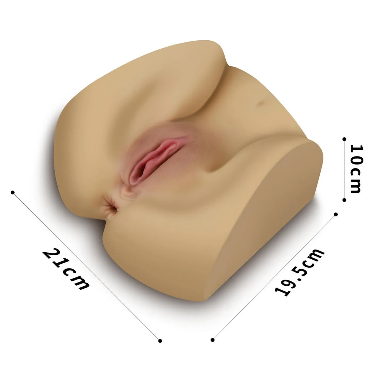 Lovetoy Streetgirl's #2 TPE Masturbator – Realistyczna pochwa i anus, 21 cm