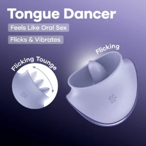 Satisfyer Tongue Dancer Lila Oral Stimulation Vibrator
