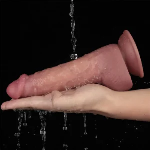 Lovetoy 8.5'' Vibrating Dual Density Power Cock