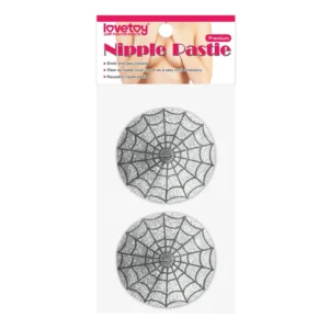 Lovetoy Reusable Glittering Spider Nipple Pasties