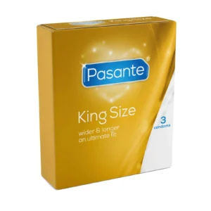Pasante King Size Condoms, 3 Pack