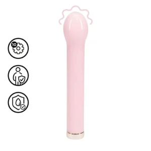 Loveline Bulb Shaped Glass Vibe in Pink