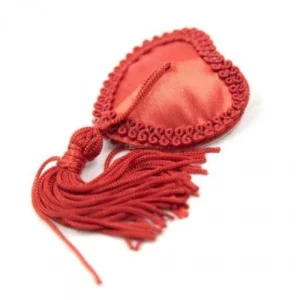 Toyz4lovers Heart Nipples Tassels Red