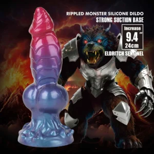 Power Monsters Eldritch Sentinel 24 cm Rippled Silicone Dildo