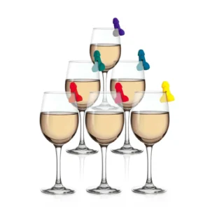 Little Genie Productions Super Fun Penis Cocktail Markers, Set of 6