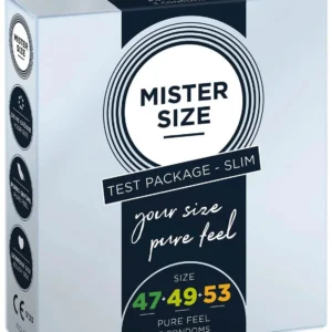 MISTER SIZE Pure Feel Condom Size Tester 47/49/53 mm, 9 pcs