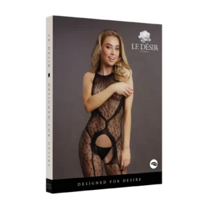 Le Désir Crotchless Leopard Bodystocking – One Size