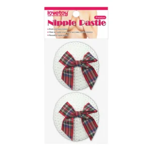 Lovetoy Reusable Sequin Round Nipple Pasties with Bow