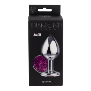 Lola Games Diamond Purple Sparkle XL Enlarged Metal Anal Plug
