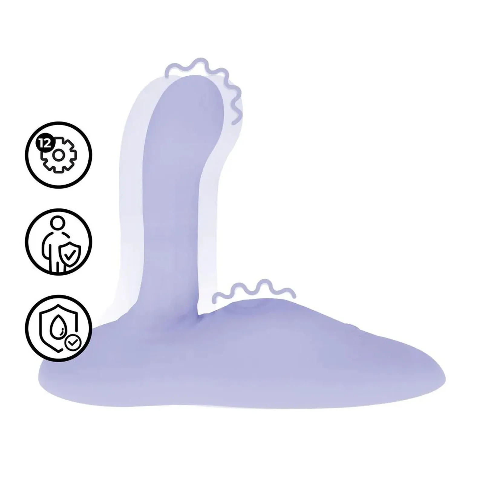 Loveline Vibrating Pulse and Thrust Seat – Purple