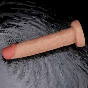 Lovetoy 10" Power Basics Vibrating Realistic Cock with Suction Cup