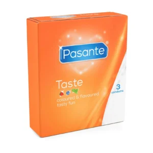 Pasante Taste Flavoured Condoms, 3 Pack