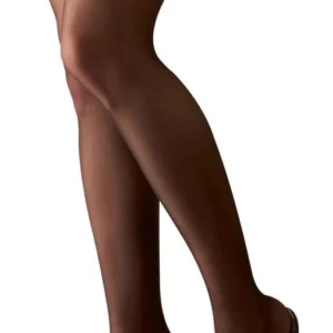 Cottelli LEGWEAR Hold-up Stockings Black Striped Top