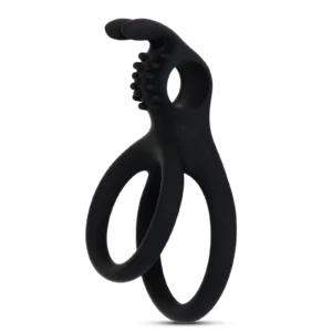 B - Series Joy Tensy Black Double Cock Ring