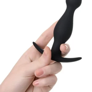 A-Toys Small Black Silicone Anal Plug