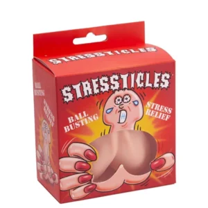 Spencer & Fleetwood Stressticles Stress-Relief Squeeze Toy – Light Skin Tone
