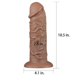 LoveToy Legendary Realistic 10.5'' Chubby Dildo with Suction Cup
