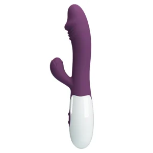 Pretty Love Snappy Dark Purple Rabbit Vibrator with 30 Vibration Functions