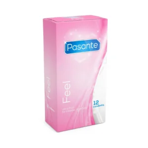 Pasante Sensitive Feel Condoms, 12 Pack