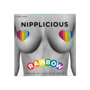 Grajmy razem Rainbow Nipple Stickers – 2 Pairs