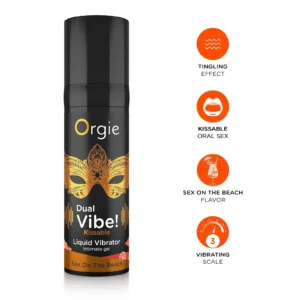 Orgie Dual Vibe! Sex on the Beach Kissable Liquid Vibrator, 15 ml