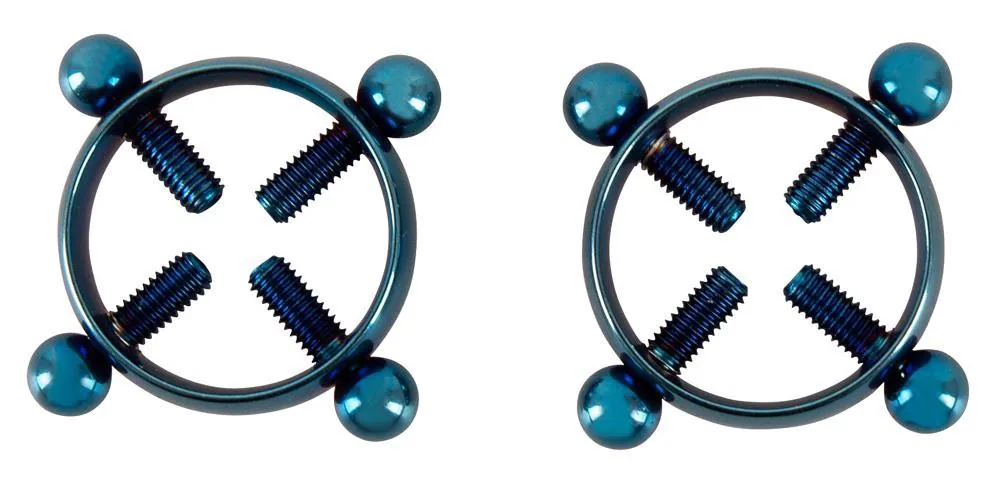 Bad Kitty Blue Moon - Stainless Steel Nipple Clamps