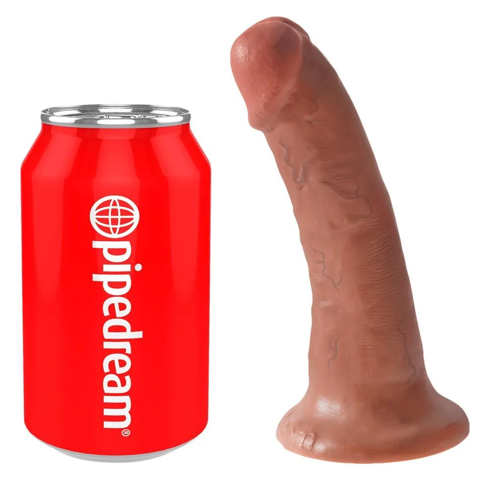 King Cock 6 Cock-Tan Realistic Dildo with Suction Cup