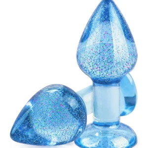 Bloomé by TOYJOY Stardust Anal Plug Small – Handcrafted Epoxy Resin Anal Plug with Star Dust Effect