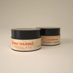 Crushious Gourmand Chocolate Massage Candle with Pheromones, 20 ml