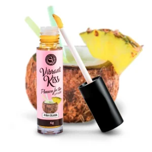 Secret Play Vibrant Kiss Pina Colada Vibrating Lip Gloss