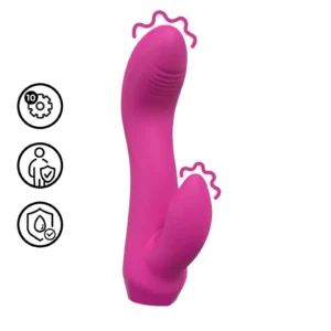 Loveline Mini Curved Rabbit Vibrator – Pink