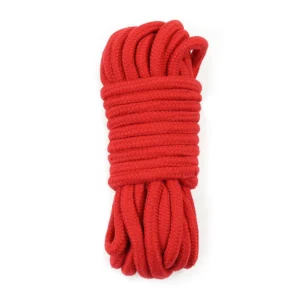 Lovetoy Japanese Cotton Bondage Rope – Red, 10 m