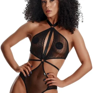 Demoniq LadyX Reyna Bodystocking Lingerie Set