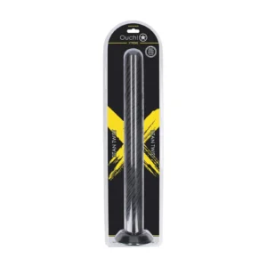 Ouch! Titan Twist Spiral Anal Plug with Suction Base, 48 cm, Black