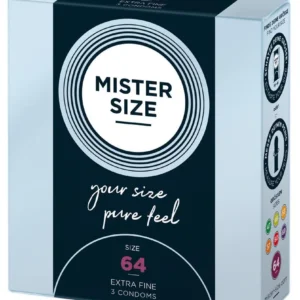 MISTER SIZE 64 mm — pack of 3 condoms