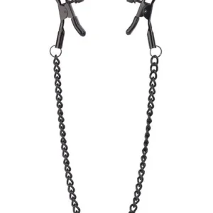 Dream Toys Blaze Deluxe — Metal Nipple Clamps with Chain