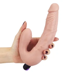 Lovetoy IJOY Rechargeable Strapless Strap-On Dildo with Vibrating Bullet