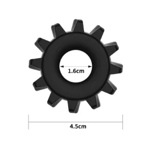 Lovetoy POWER PLUS Cockring Black TPE