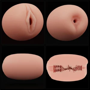 Lovetoy Slider Double-Ended Masturbator Vagina and Anus