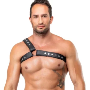 ZADO Men's Leather Chest Harness XL–2XL
