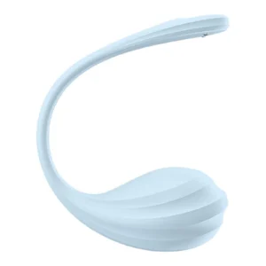 Satisfyer Smooth Petal App-Controlled Vibrator in Light Blue