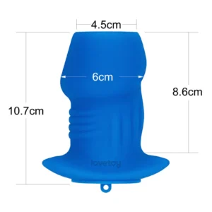 Lovetoy Ribbed Peeper Silicone Anal Plug