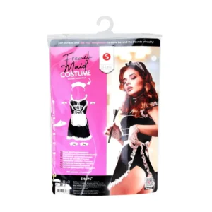 S-Line French Maid Costume S/M in Black