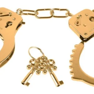 Fetish Fantasy Gold FFS Gold Metal Cuffs — Metal Restraints
