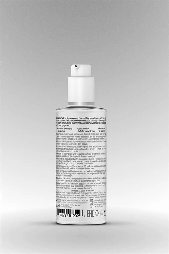 Wicked Sensual Care Simply Hybrid — Hybrid Lubricant, 70 ml