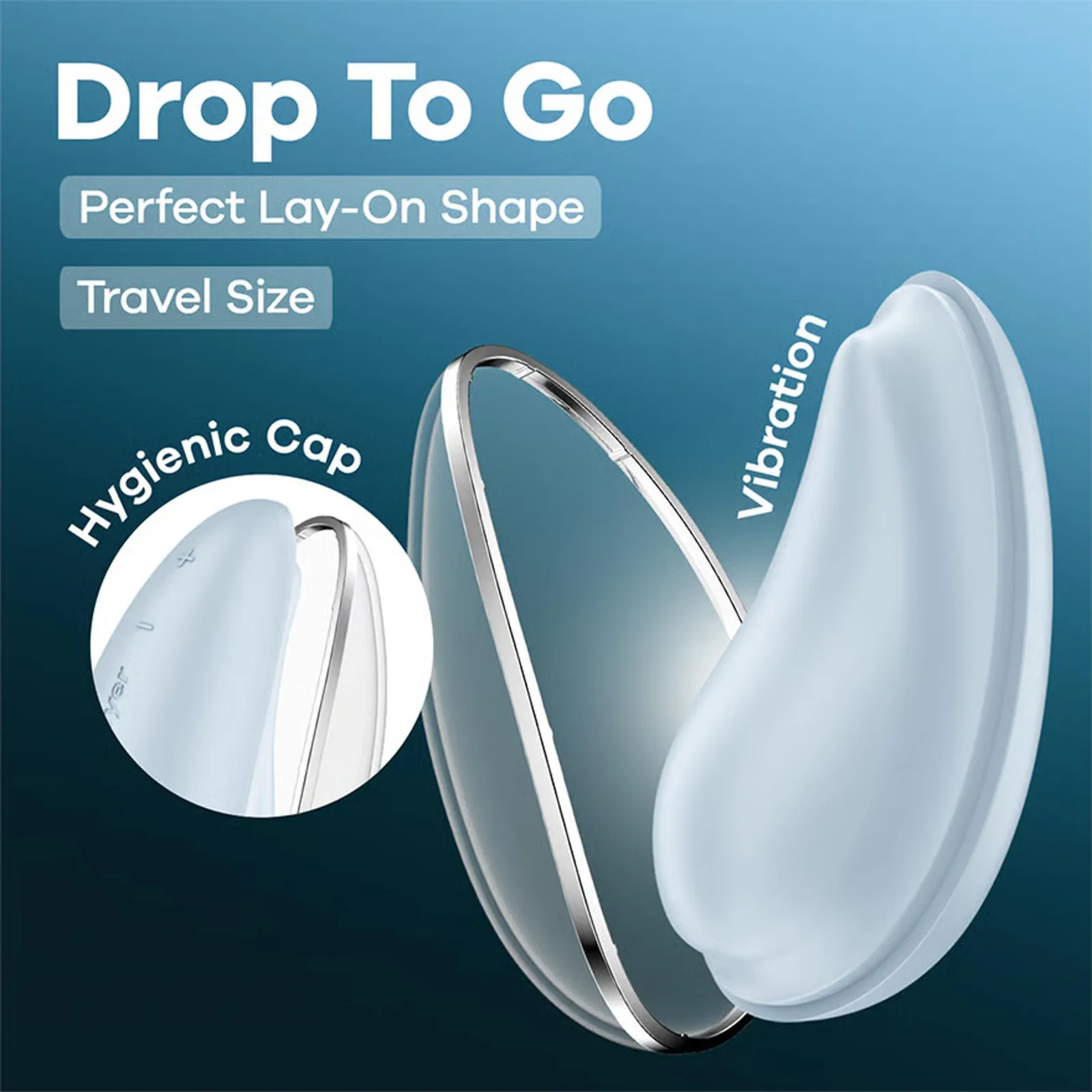 Satisfyer Drop To Go Blue Vibrator