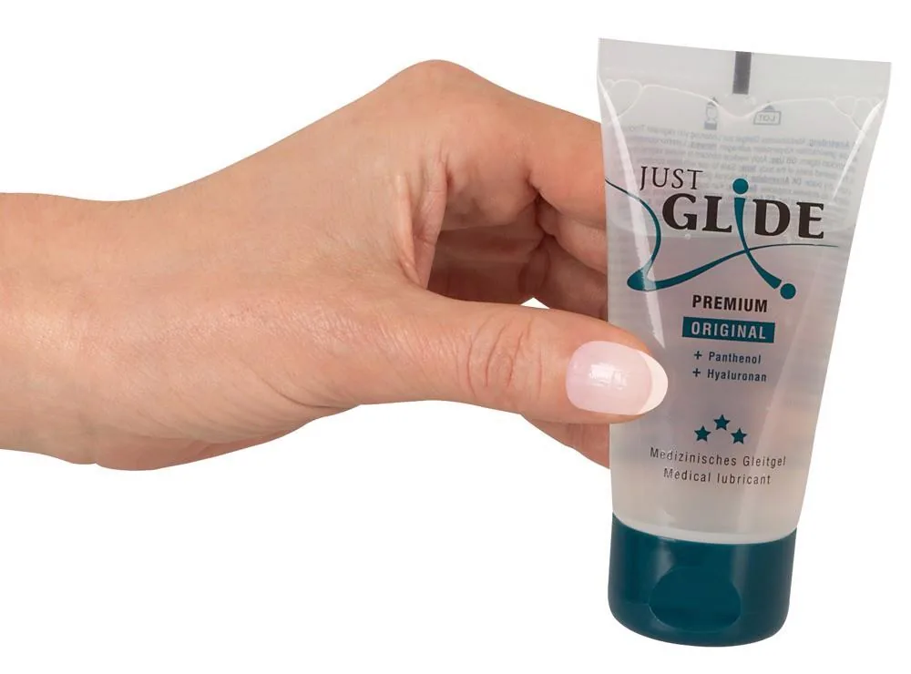 Just Glide Premium — Water-Based Moisturizing Lubricant, 50 ml