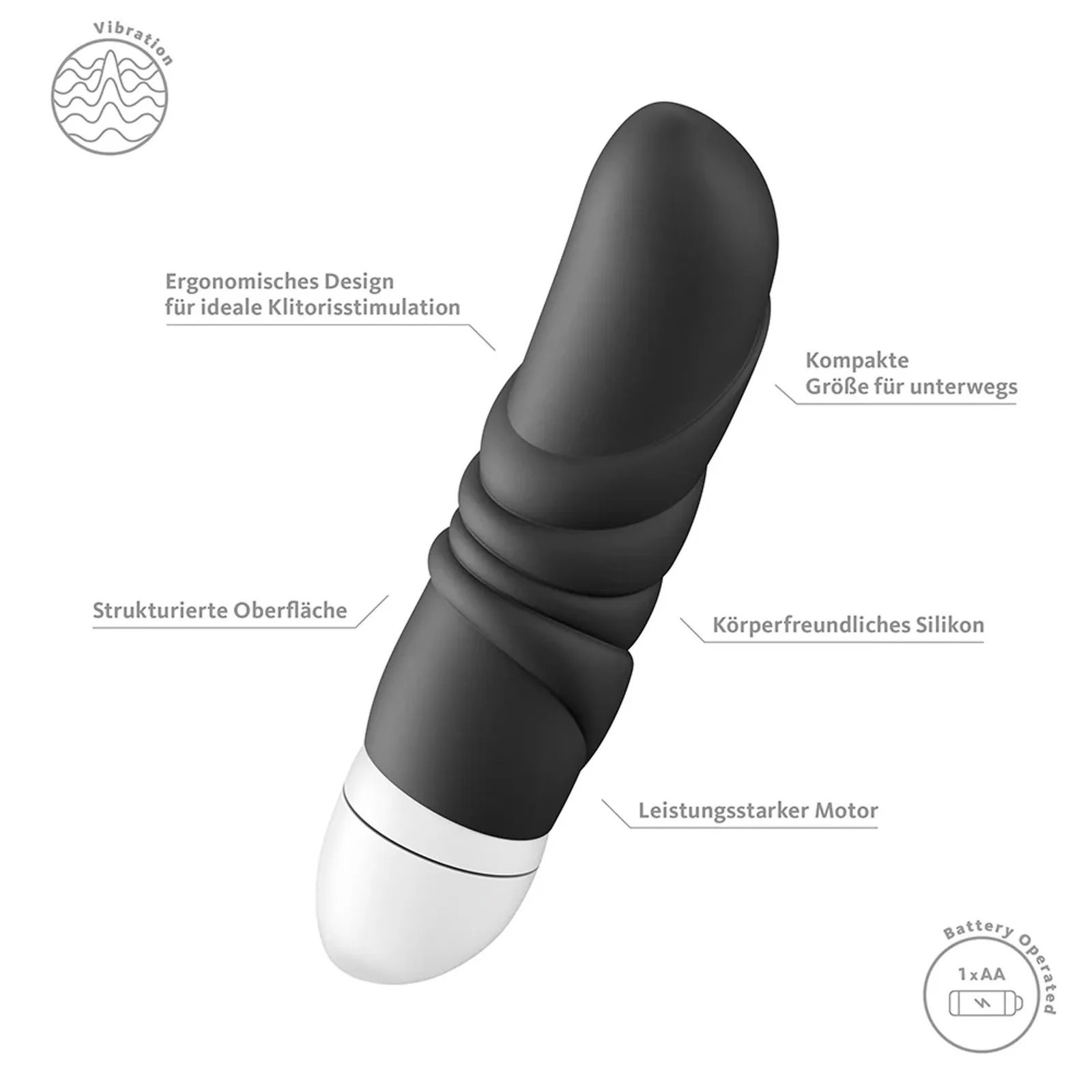 Fun Factory Jam Mini Vibrator – Black